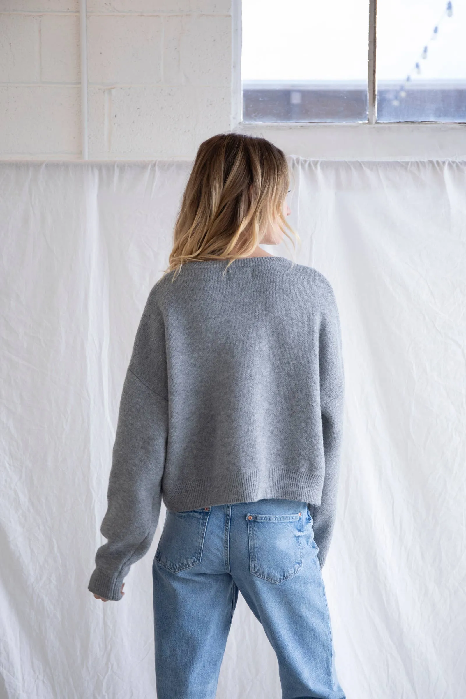 Alyssa Cardigan - Heather Grey