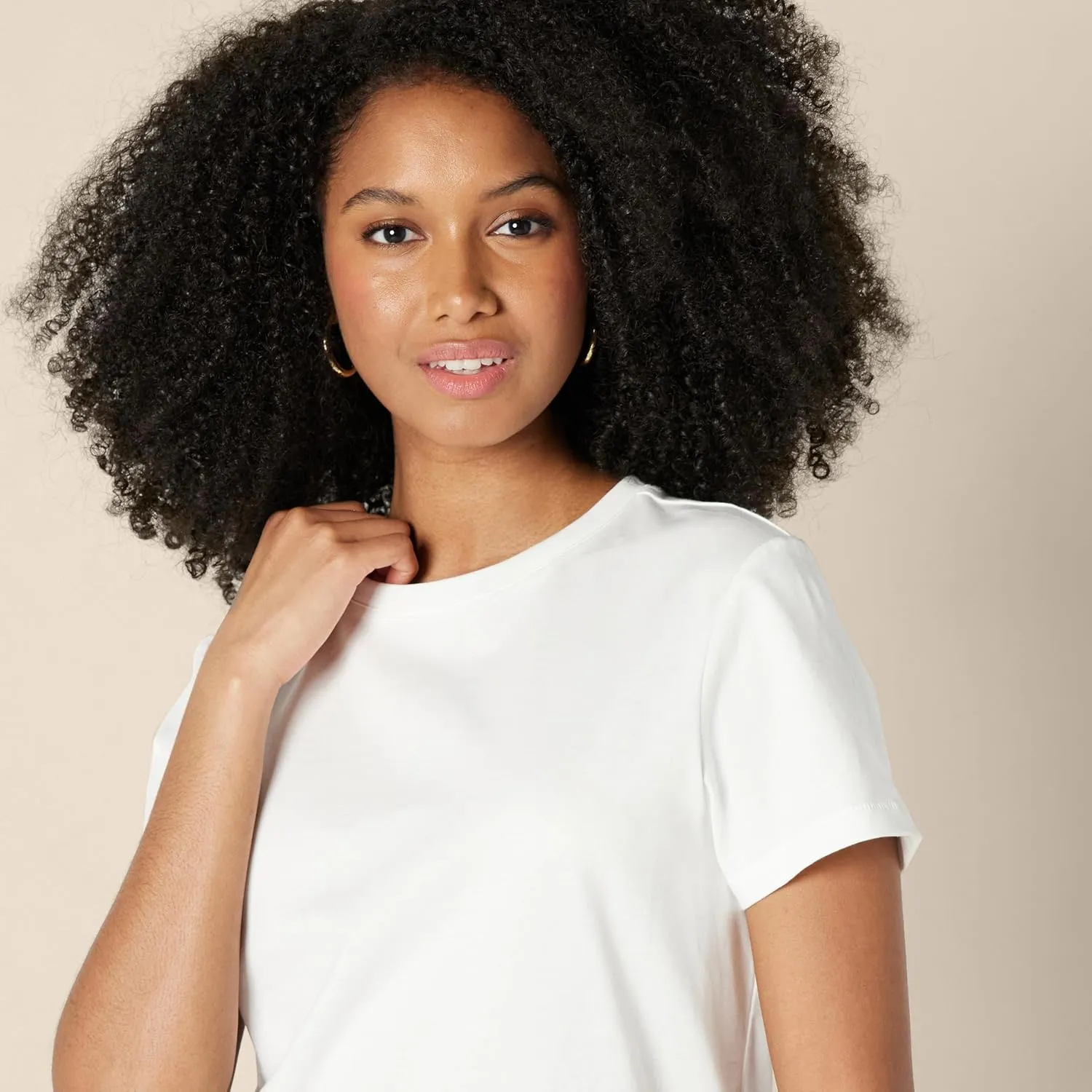 Amazon Essentials Women's Regular Fit 100% Cotton Crewneck Short Sleeve T-Shirt, Multipacks