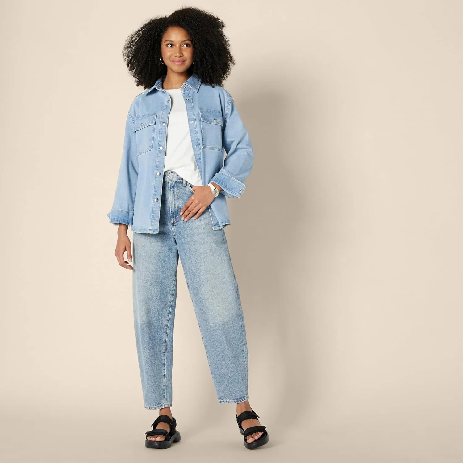 Amazon Essentials Women's Regular Fit 100% Cotton Crewneck Short Sleeve T-Shirt, Multipacks