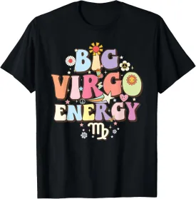 August September birthday groovy Astrology Zodiac sign Virgo T-Shirt