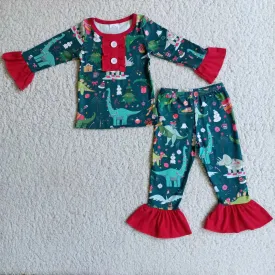 Boutique Girls Pajamas Christmas Sleepwear Sets 6 A4-28