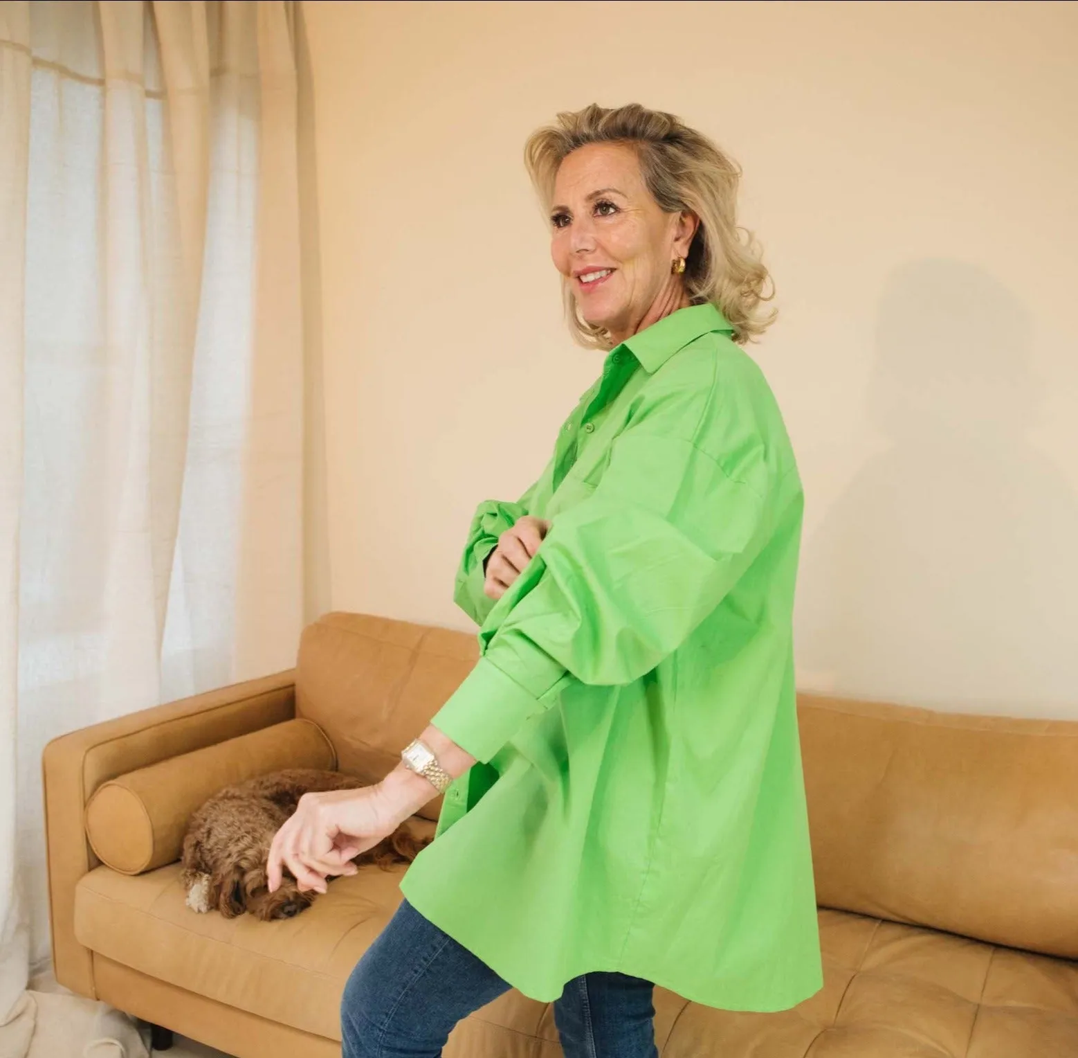 Boyfriend Shirt | Green