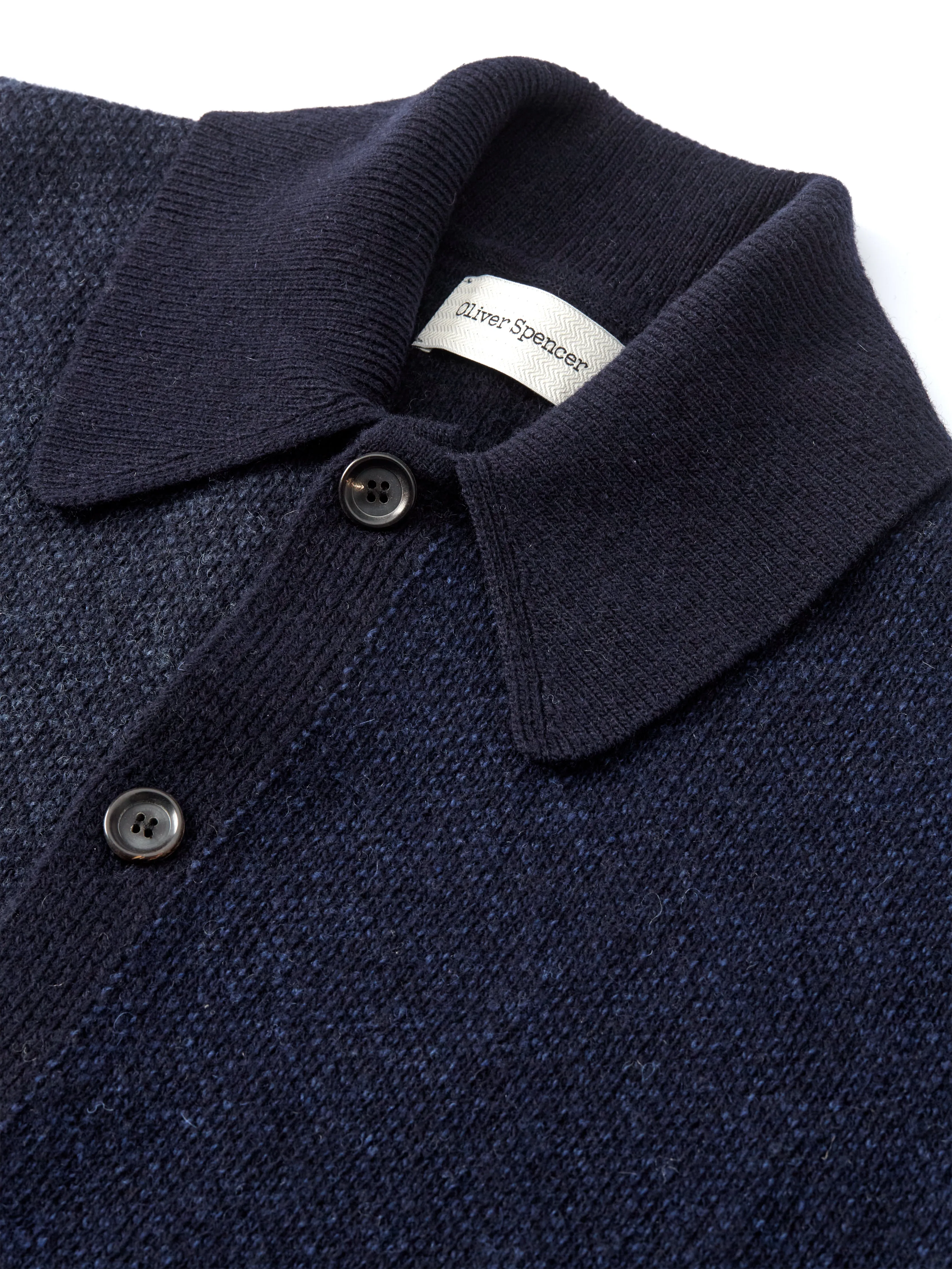 Britten Knitted Cardigan Delfino Navy