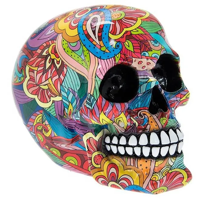 Groovy Art Skull Small