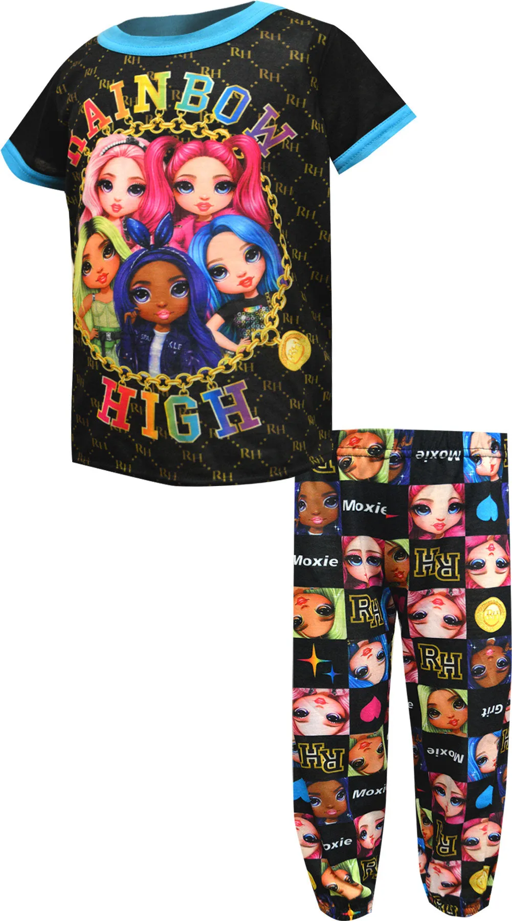 Rainbow High Dolls Girls Pajama