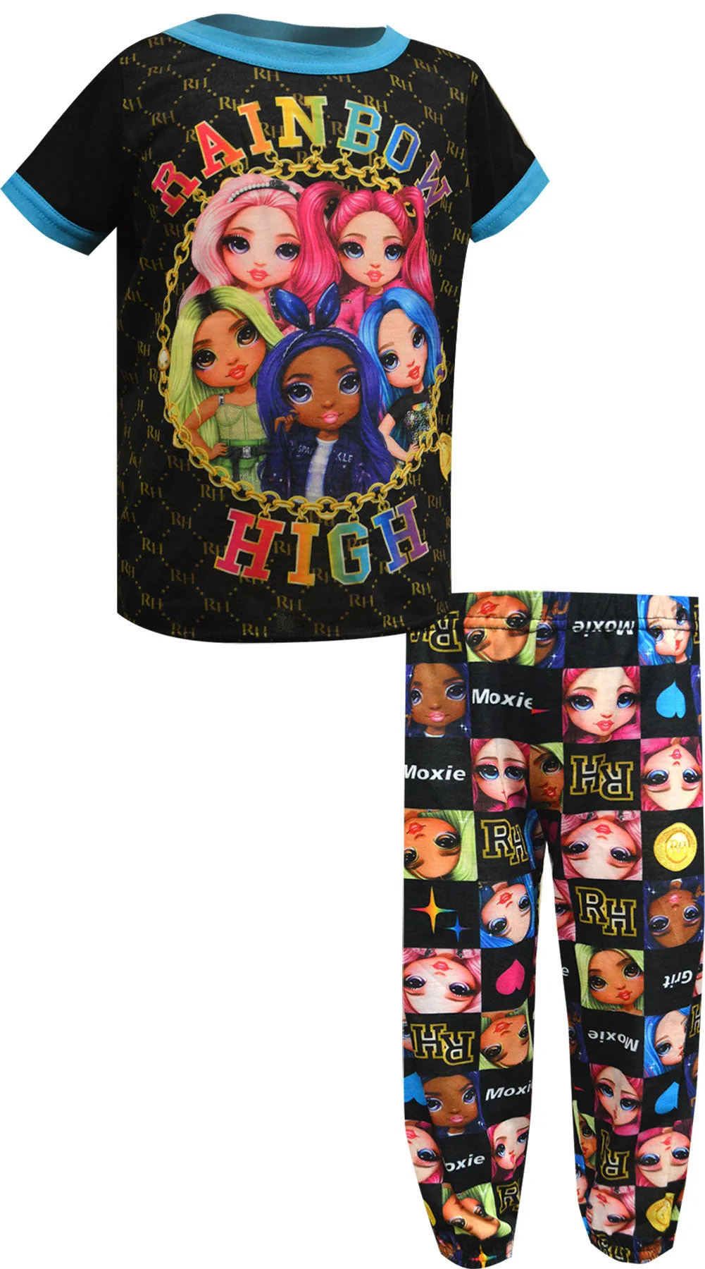 Rainbow High Dolls Girls Pajama