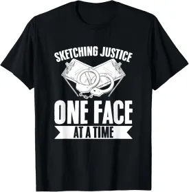 Sketching - Drawing Police Sketch Artist T-Shirt