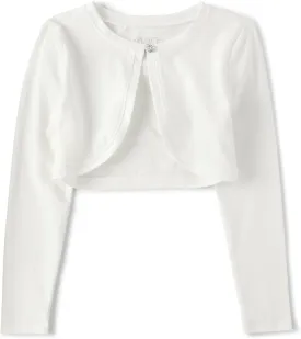 The Children's Place Girls' Long Sleeve Shrug Cardigan