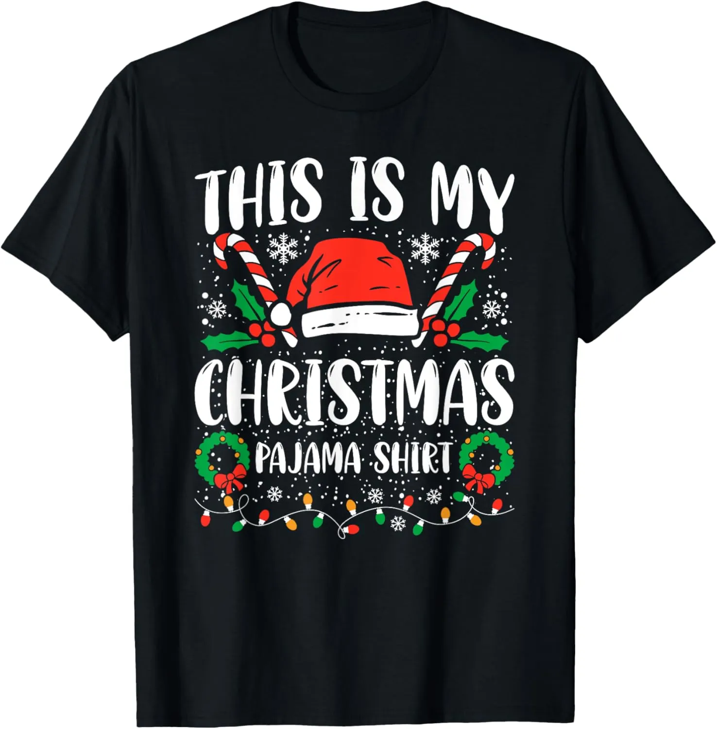 This Is My Christmas Pajama Shirt Family Matching Christmas T-Shirt