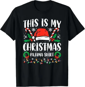 This Is My Christmas Pajama Shirt Family Matching Christmas T-Shirt