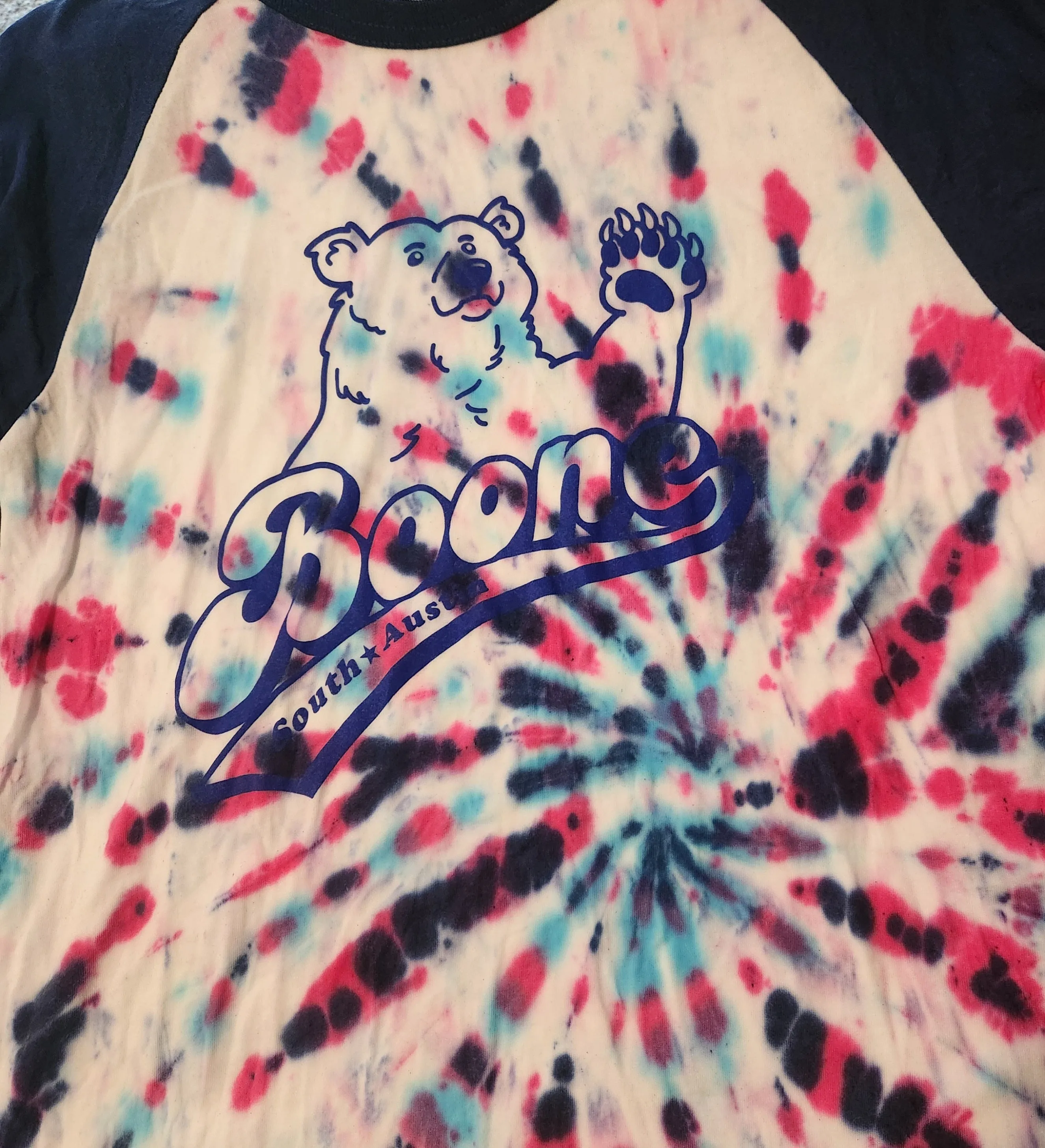 Tie-Dyed Baseball T-shirt